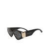 DG4396 Gray Gradient Black Sluneční brýle s nepravidelným rámem