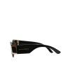 DG4396 Gray Gradient Black Sluneční brýle s nepravidelným rámem