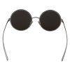 Stříbrný Plated Round Gray Le nses Dámský Sunglasses