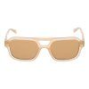 Béžové plastové sluneční brýle