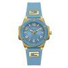 Modré syntetické hodinky Náramek