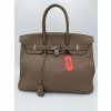HERMÈS BIRKIN 35 Clepánská Kabelka Etoupe