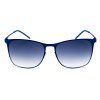 Modré kovové sluneční brýle