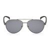 Šedé kovové sluneční brýle