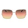Kovové sluneční brýle Rose Zlatý
