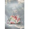 Crossbody kabelka z šedých vláken