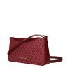 Crossbody kabelka z červené látky