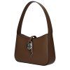 Hnědá kožená kabelka