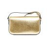 Kožená kabelka Zlatá Crossbody