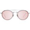 Růžové kovové sluneční brýle