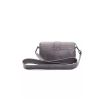 Dámská crossbody kabelka z šedé kůže