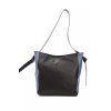 Černá kožená dámská taška přes rameno