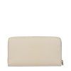 Béžová kožená peněženka