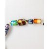 Multicolor Murano Glass Beads Brass Dámský šperk Náhrdelník