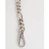 Stříbrný Tone Brass Chain Lobster Clasp DG Logo Náramek