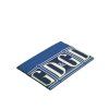 Modrá telecí kůže DG Logo Monogram Card Holder Peněženka