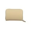 Béžová polyuretanová dámská peněženka