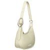 Bílá polyuretanová dámská taška přes rameno