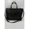 VALENTINO GARAVANI SHOPPING VLOGO Black Handbag