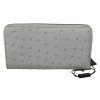 Peněženka Continental Pánský Clutch White Pštrosí kůže