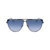 Modré kovové sluneční brýle