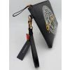 VERSACE LA MEDUSA Signature Leather Clutch