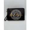 VERSACE LA MEDUSA Signature Leather Clutch