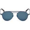 Modré kovové sluneční brýle