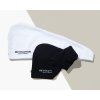 Elastický turban na vlasy (Microfibre Hair Wrap) (Varianta Koralová/bílá)