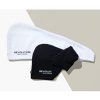 Elastický turban na vlasy (Microfibre Hair Wrap) (Varianta Koralová/bílá)