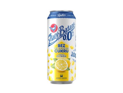 Zlatý Bažant 0,0 Citron 0,5l plech