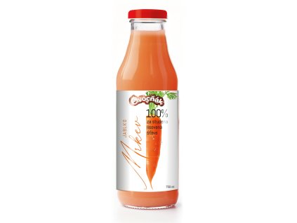 mošt jablko mrkev 0.75l sklo ovocňák