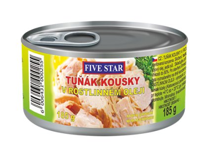tunak kousky v oleji
