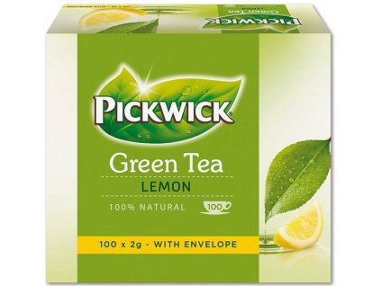 pickwick green tea lemon 100x2g