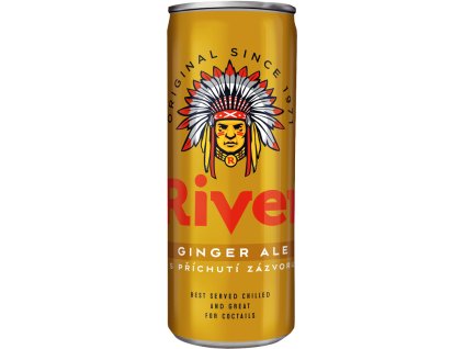 River GINGER ALE 0.33L plech