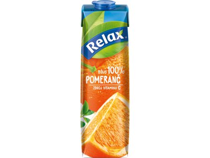 Relax 100% pomeranč 1l TP