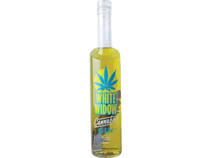 cannabis white window gin