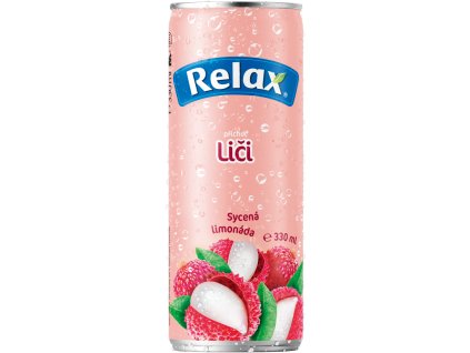 Relax limonada Liči 0.33L PLECH