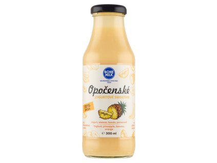Opočenské jogurtové smoothie ananas 0.3l