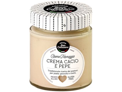 krém cacio e pepe