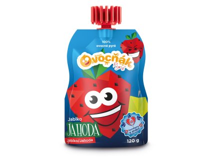 Pyré Jablko Jahoda 120g Ovocňák