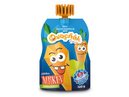 Pyré Jablko Mrkev 120g Ovocňák