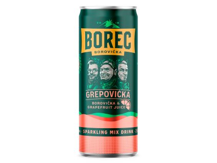 Borec Borovicka Grepovicka 0.25l plech RTD