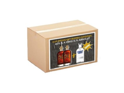 2x bumbu + absolut vodka