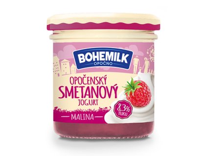 Opocensky jogurt smetanovy malina 2023 01