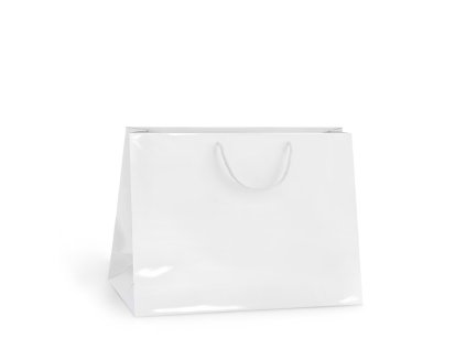 darkova taska bila lesk 37x12x29 lesk