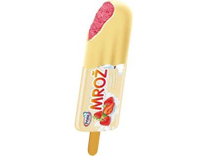 mrož jahody v bílé čoko