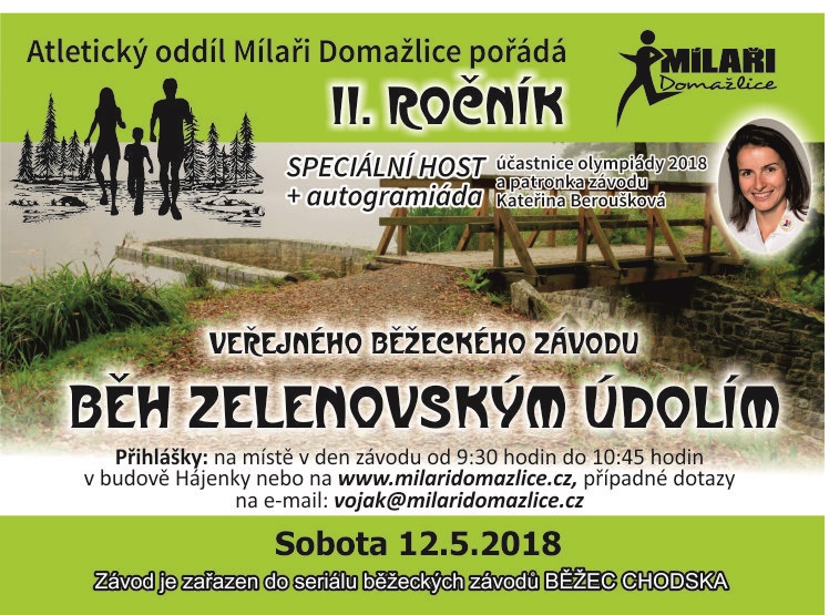 Běh Zelenovským údolím