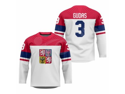 hokejovy dres czechia bily