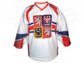 Hokejový dres ČR TOP - bílý
